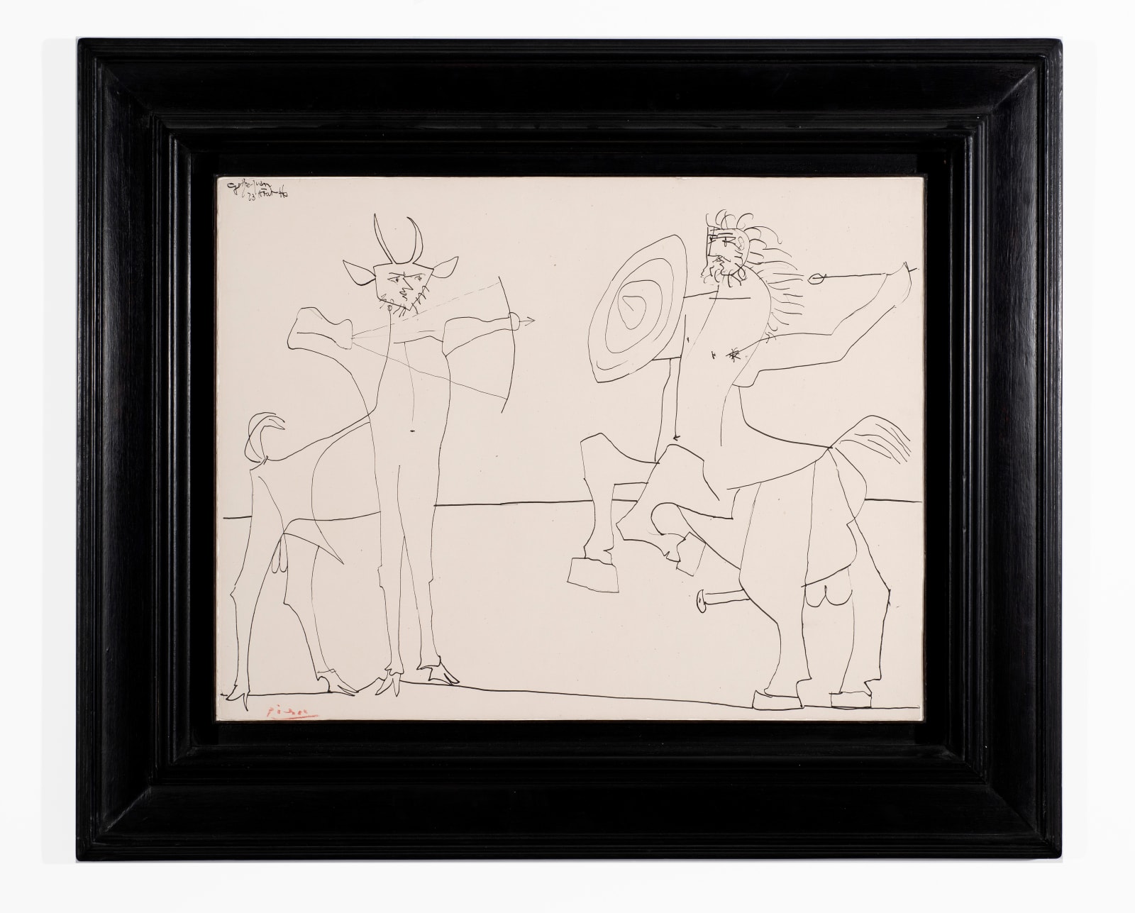 Pablo PICASSO (1881-1960), Le combat des centaures, 1946
