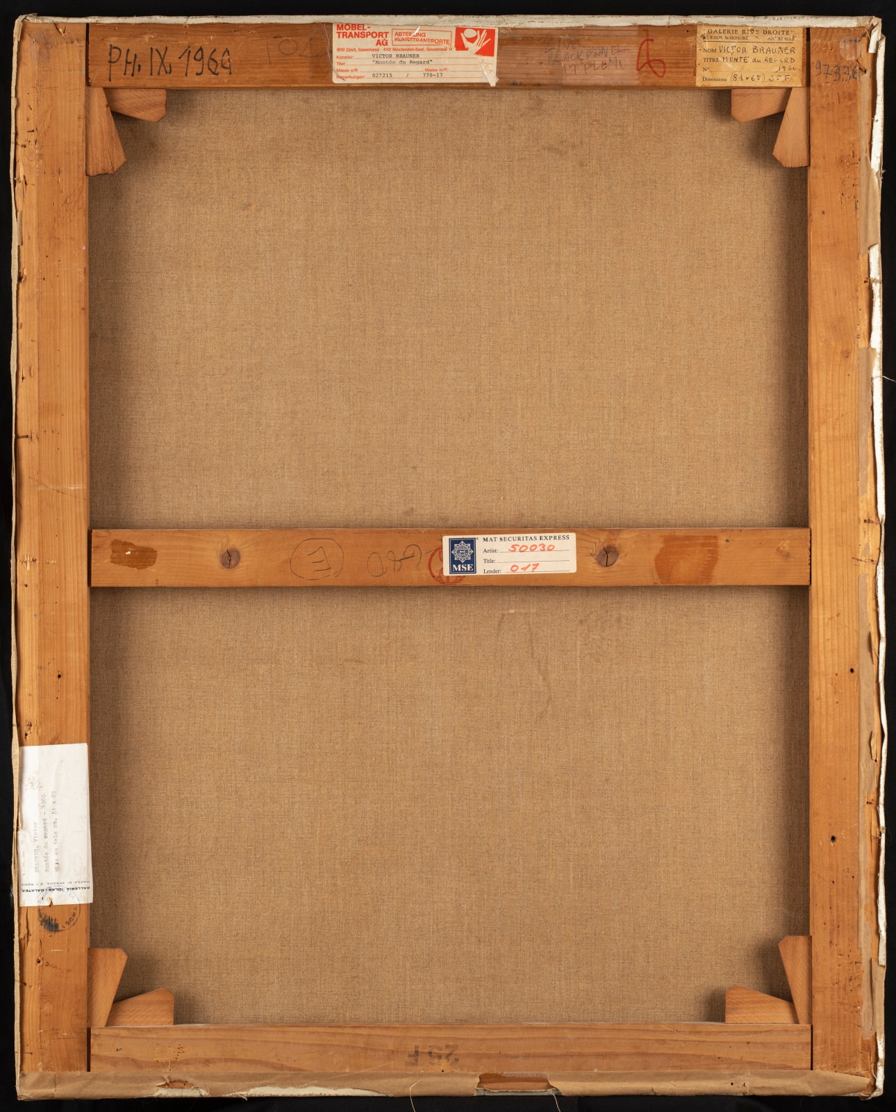 Victor BRAUNER, Monté du regard, 1960