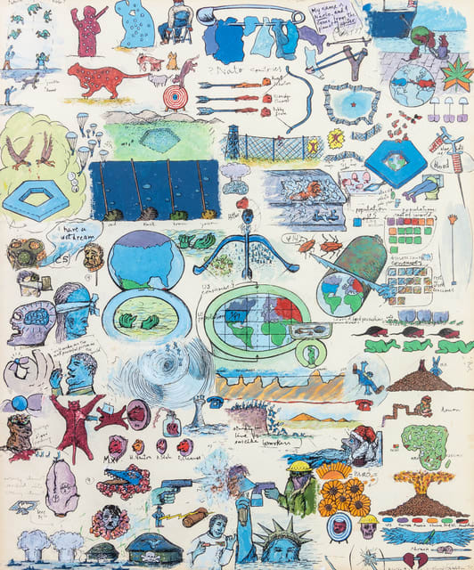 Öyvind Fahlström, Notes 2 (WC'S), 1970