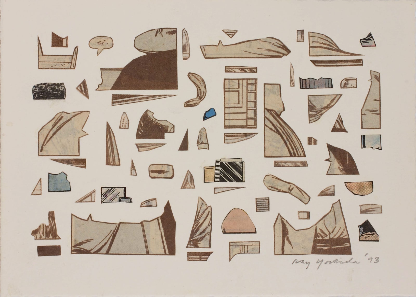 Ray Yoshida, Untitled (Sí), 1993