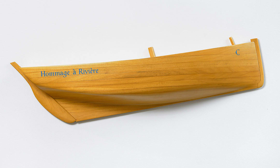 Ian Hamilton Finlay, Hommage A Rivière, 2002