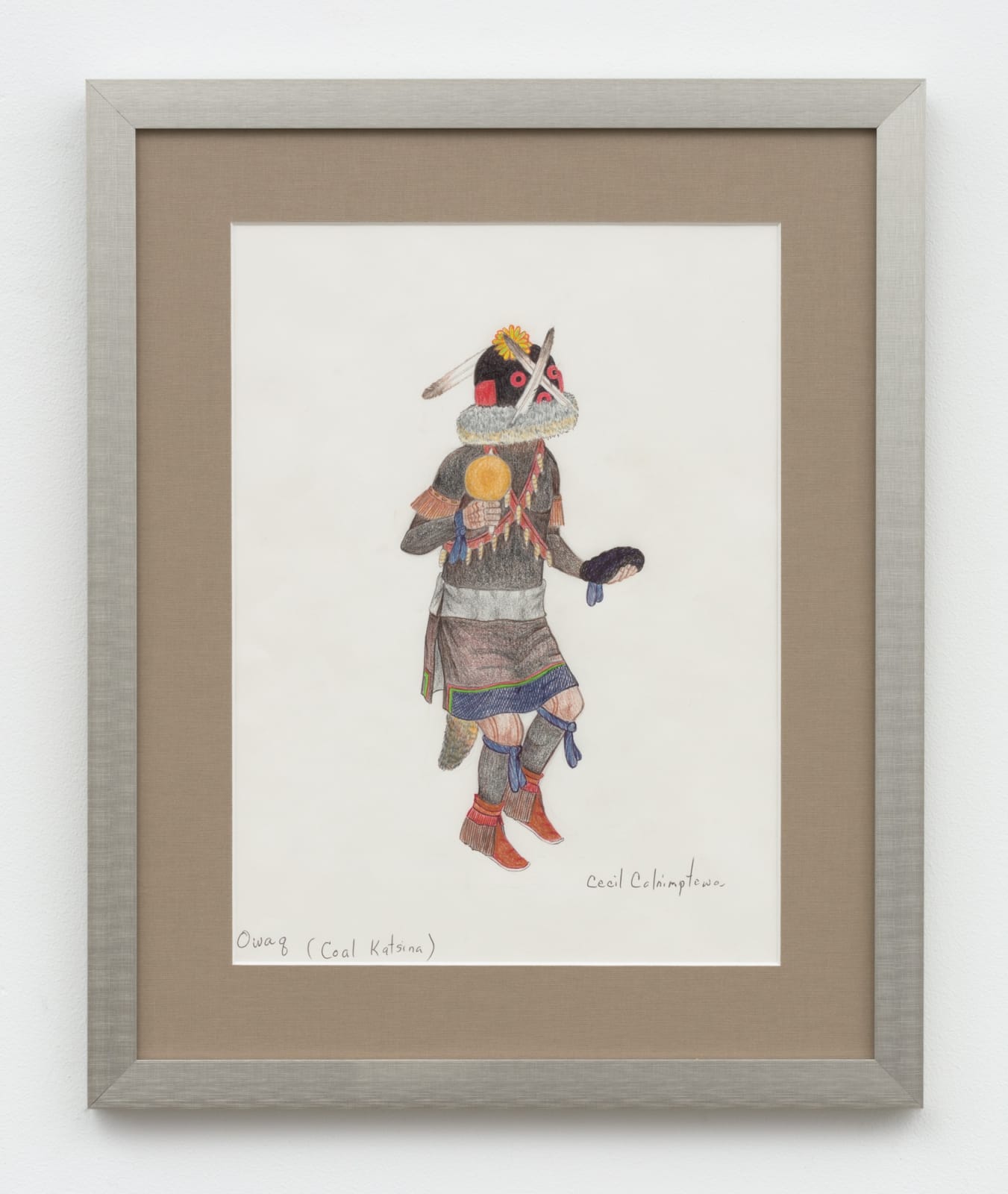 Cecil Calnimptewa, Owag (Coal Katsina), c. 2006-09