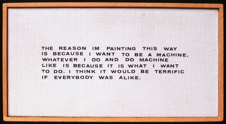 Richard Pettibone, Andy Warhol "Quotation", 1969