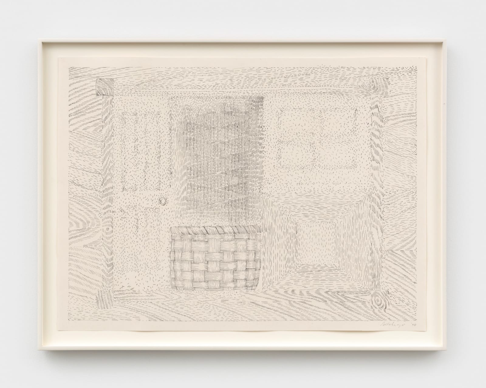 Richard Artschwager, Door, Window, Table, Basket, Mirror, Rug #34, 1974