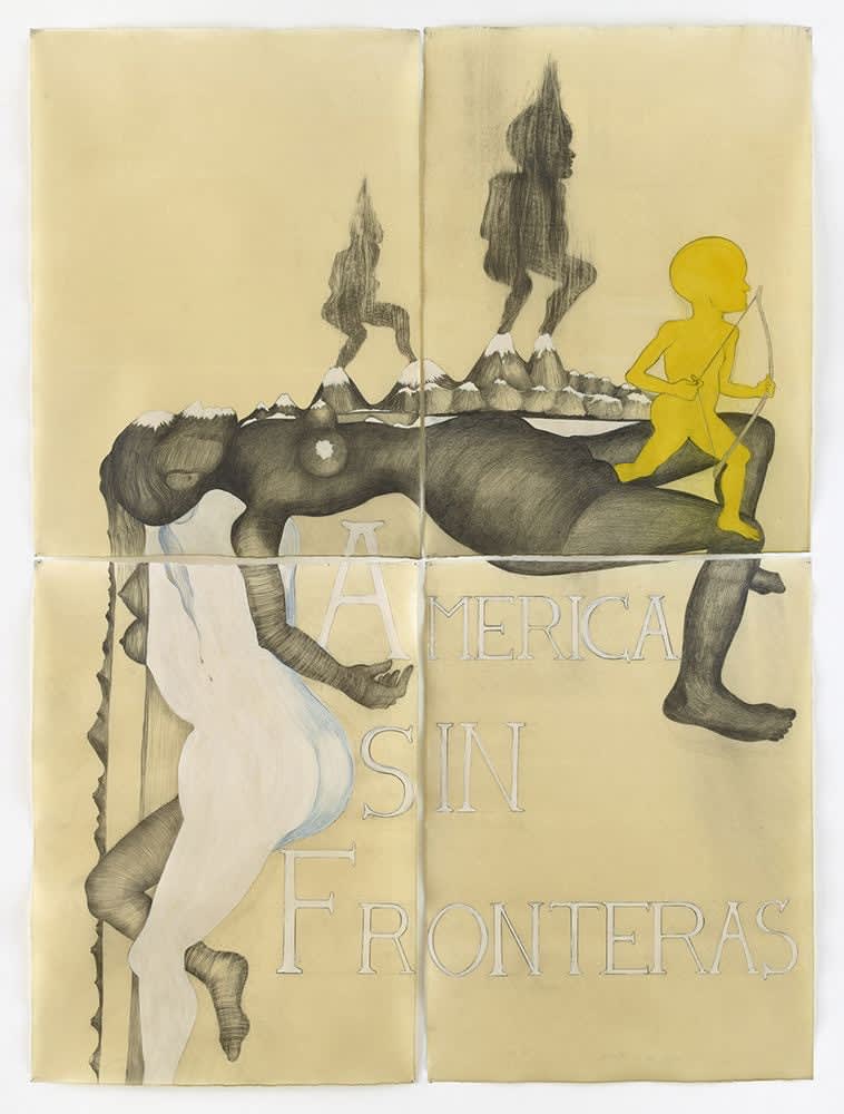 Sandra Vásquez de la Horra, América sin Fronteras (America Without Borders), 2017