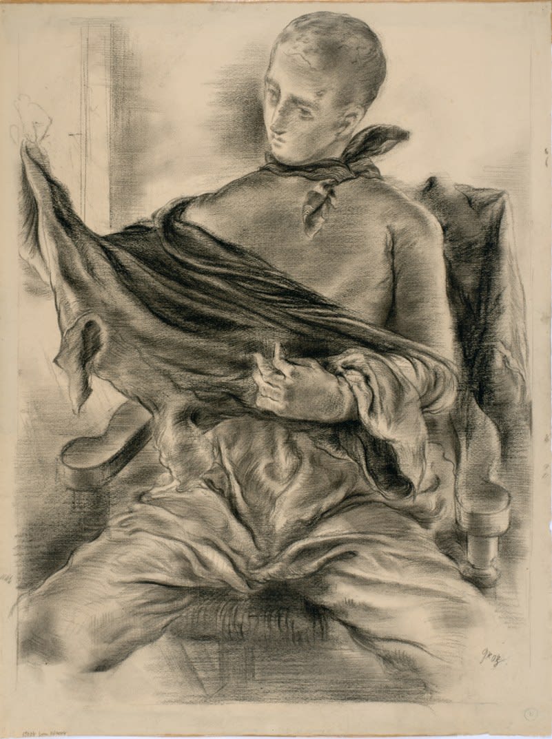 George Grosz, Draped Dummy, 1937