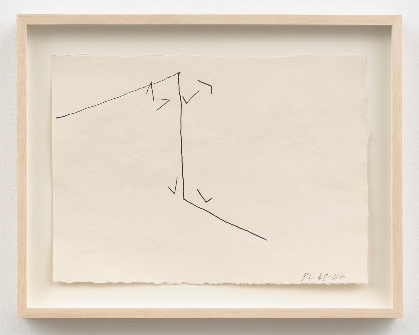Barry Le Va, Working Drawings for Installation, "Adjacent (Cleaved Wall)" (1969 / 2017), 1969 / 2017