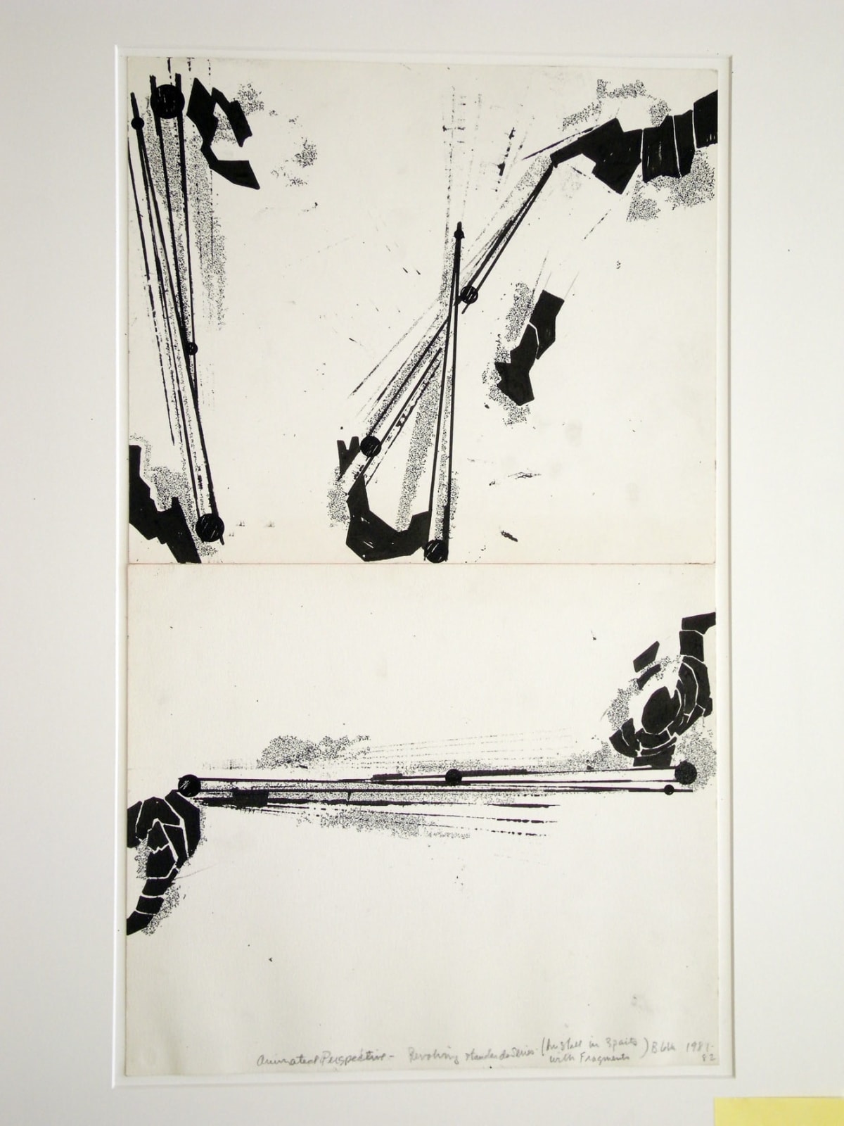Barry Le Va, Untitled (Animated Perspective), 1981-82