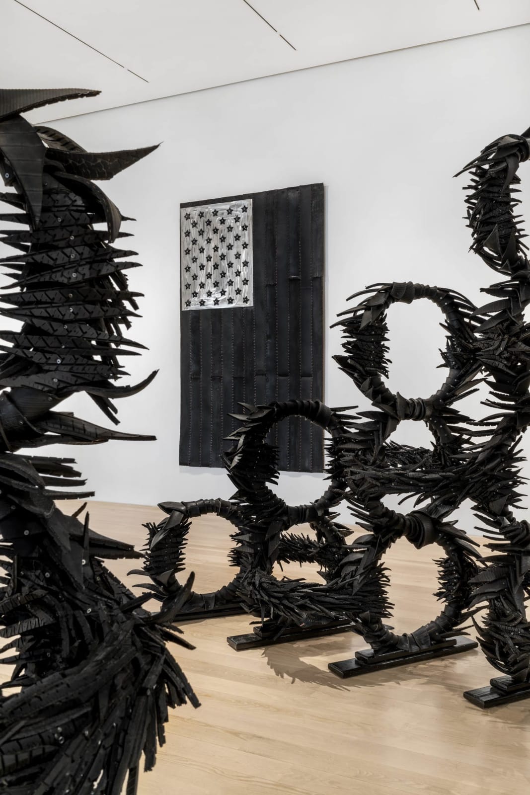 Chakaia Booker, Manipulating Fractions, 2004
