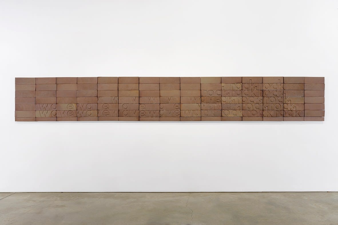Ian Hamilton Finlay, Wave Rock, 1975
