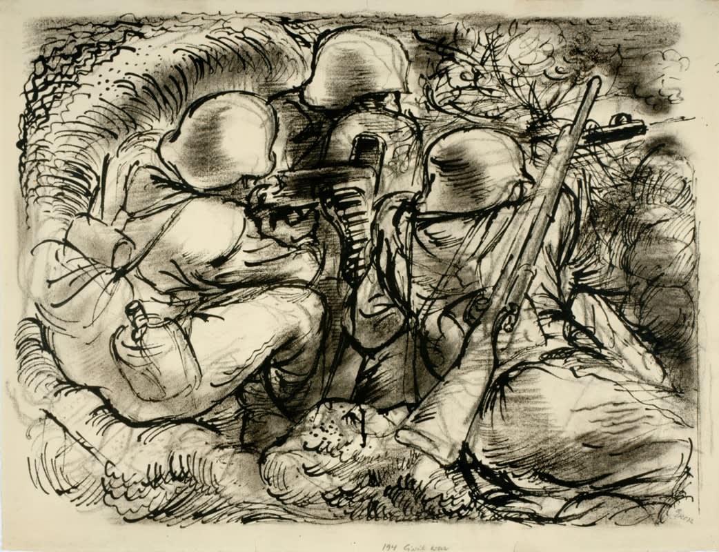 George Grosz, Civil War, ca. 1936-37