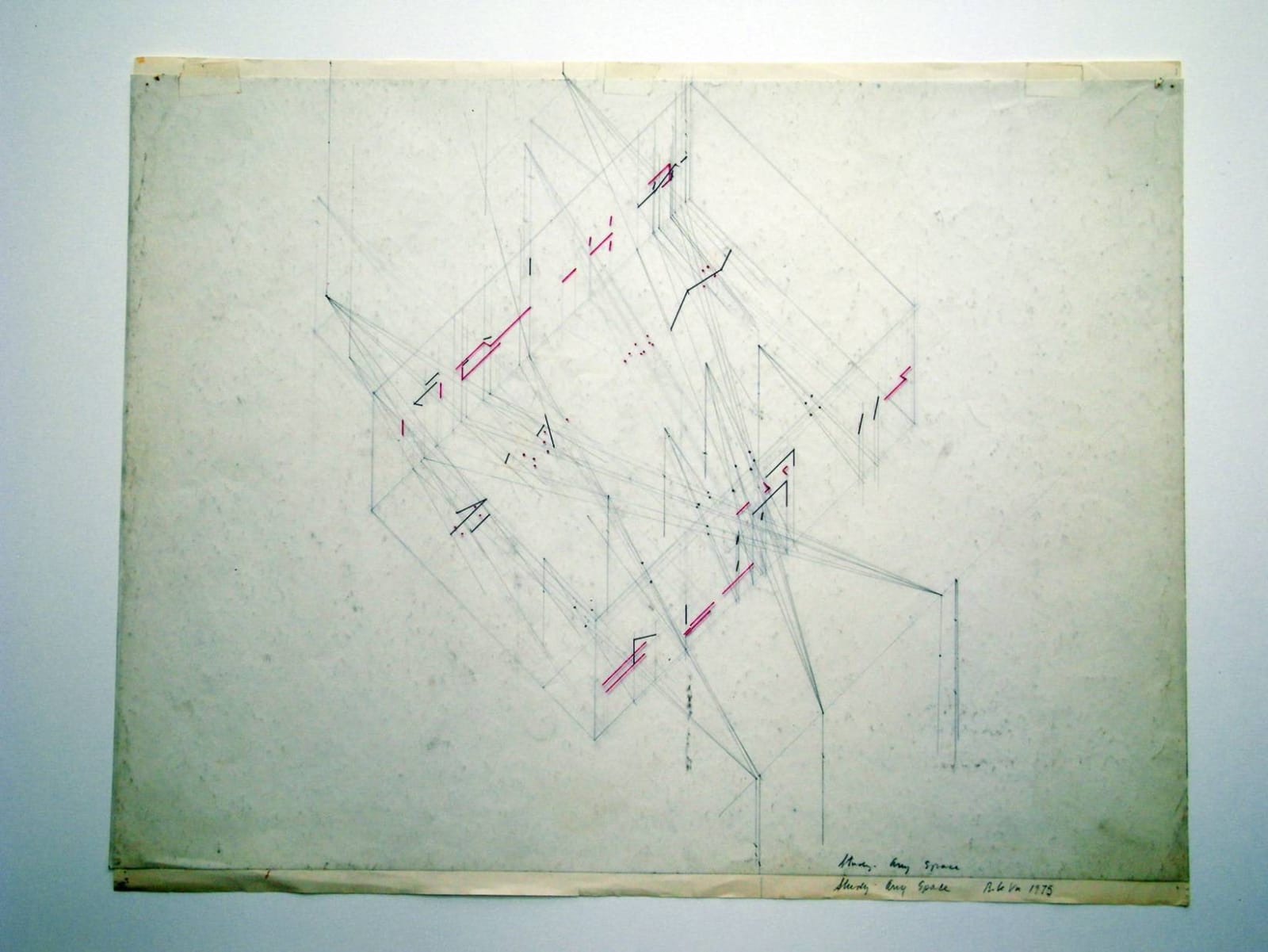 Barry Le Va, Study - Any Space, 1975
