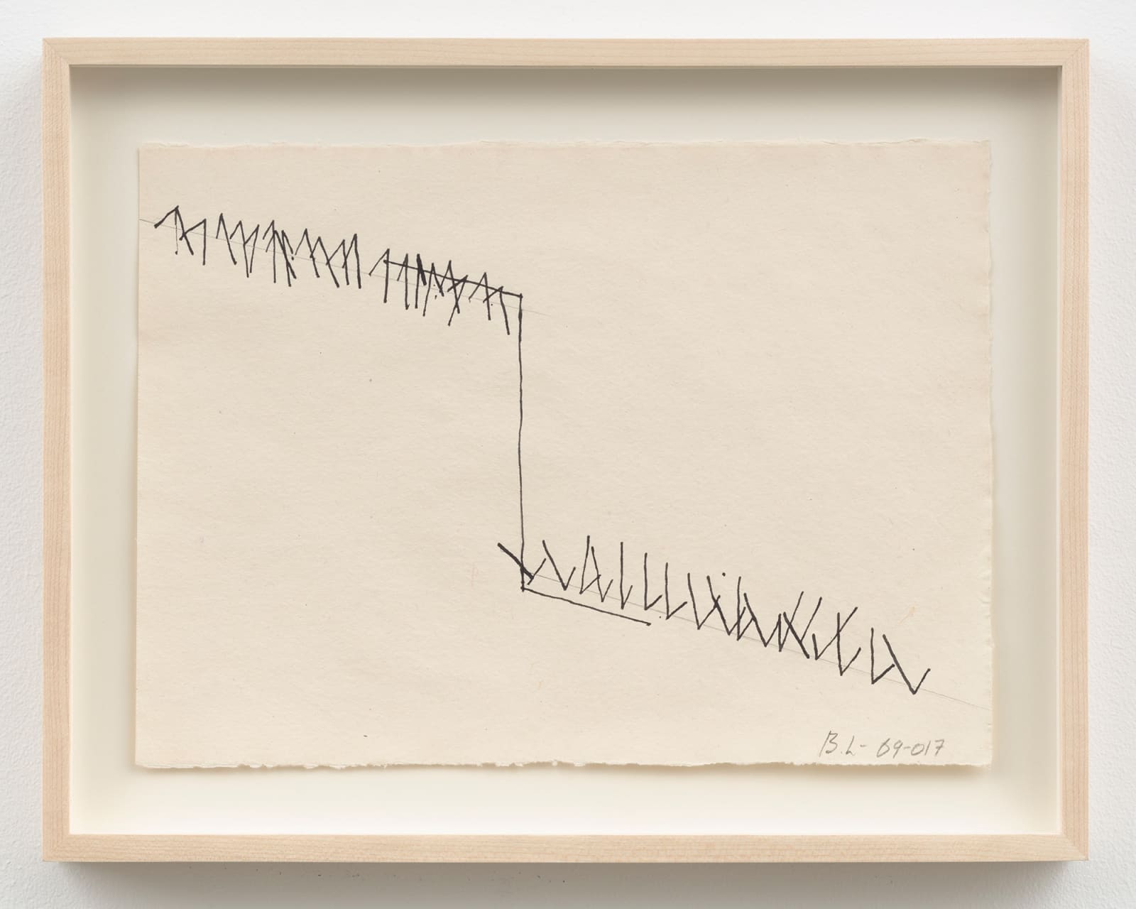 Barry Le Va, Working Drawings for Installation, "Adjacent (Cleaved Wall)" (1969 / 2017), 1969 / 2017