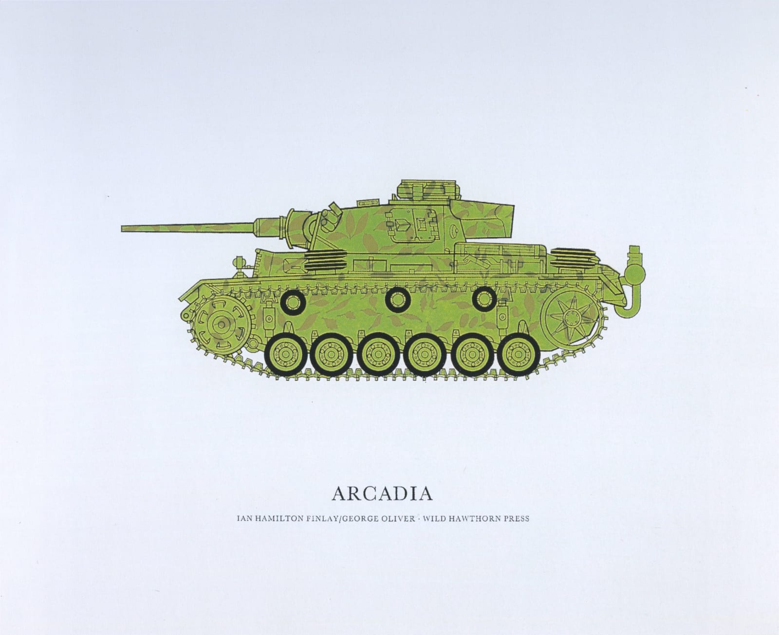 Ian Hamilton Finlay, Arcadia (with George Oliver), 1973
