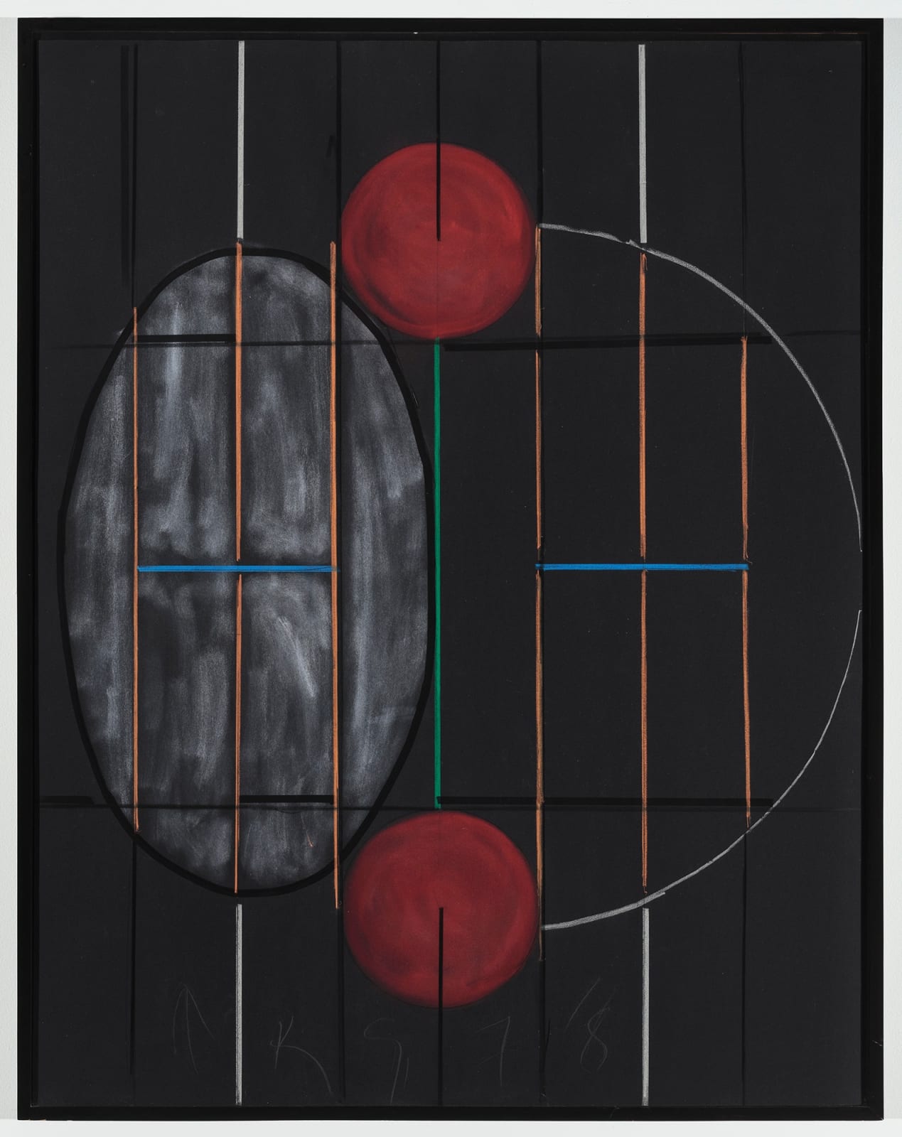 Keith Sonnier, Black Ground Series I, 1978