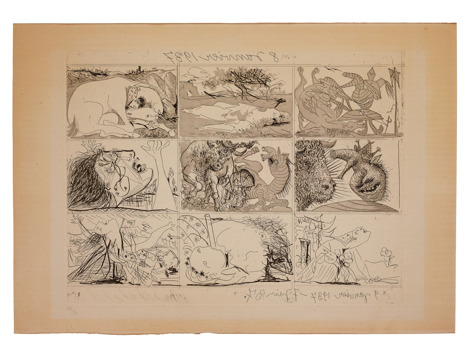 Pablo Picasso, 8 Janvier 1937, 1937
