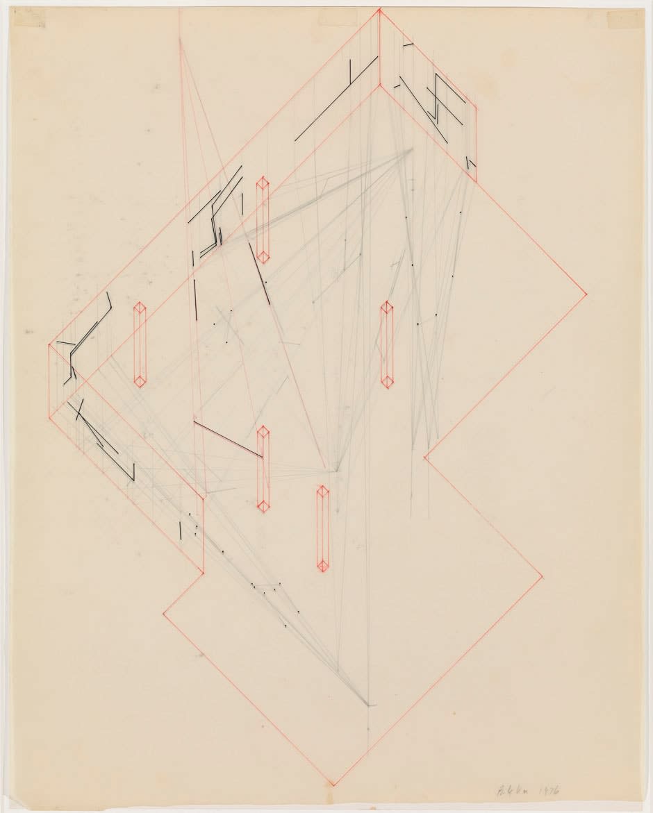 Barry Le Va, Installation for Rolf Ricke, 1976