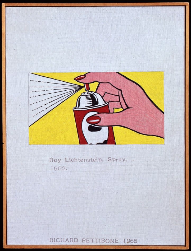 Richard Pettibone, Roy Lichtenstein "Spray. 1962.", 1964