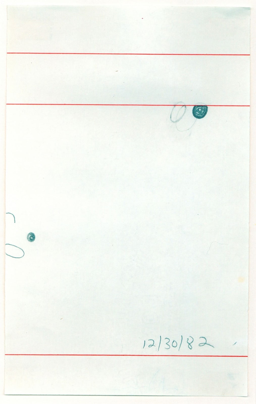 Carroll Dunham, Untitled, 1982