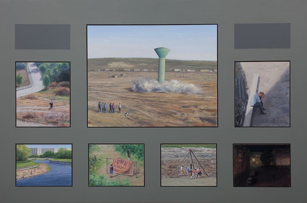 Serban Savu, The Polyptych of Communism Never Happened, 2014
