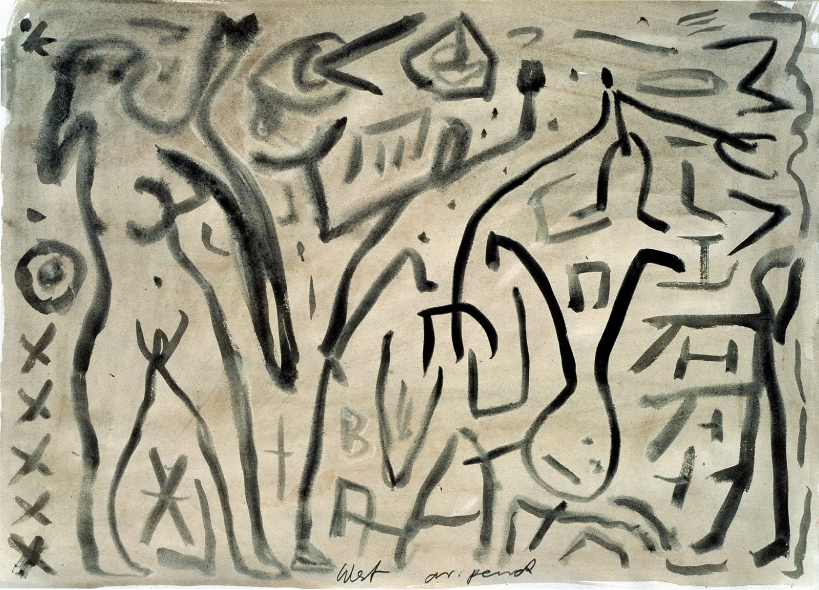 A.R. Penck, West, 1987