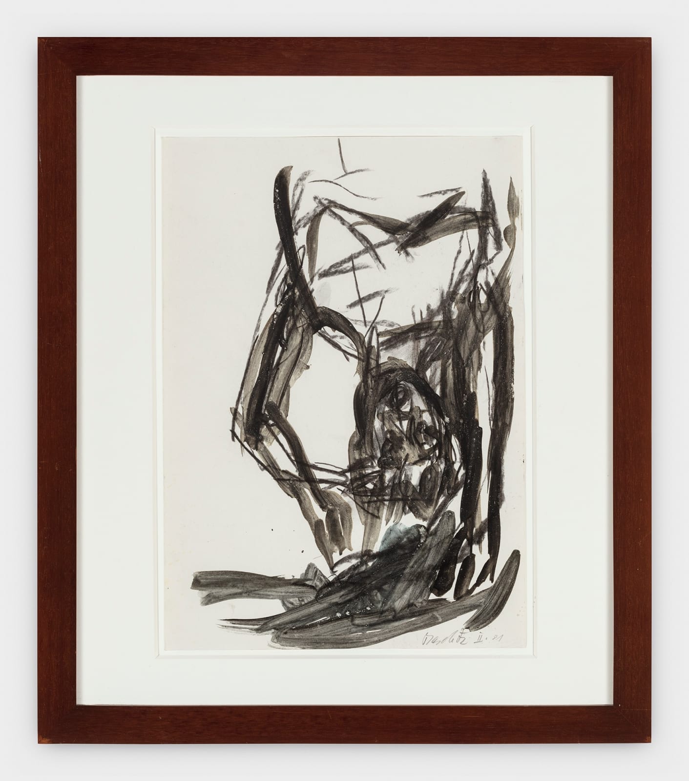 Georg Baselitz, Untitled (Winkende Frau), 1981