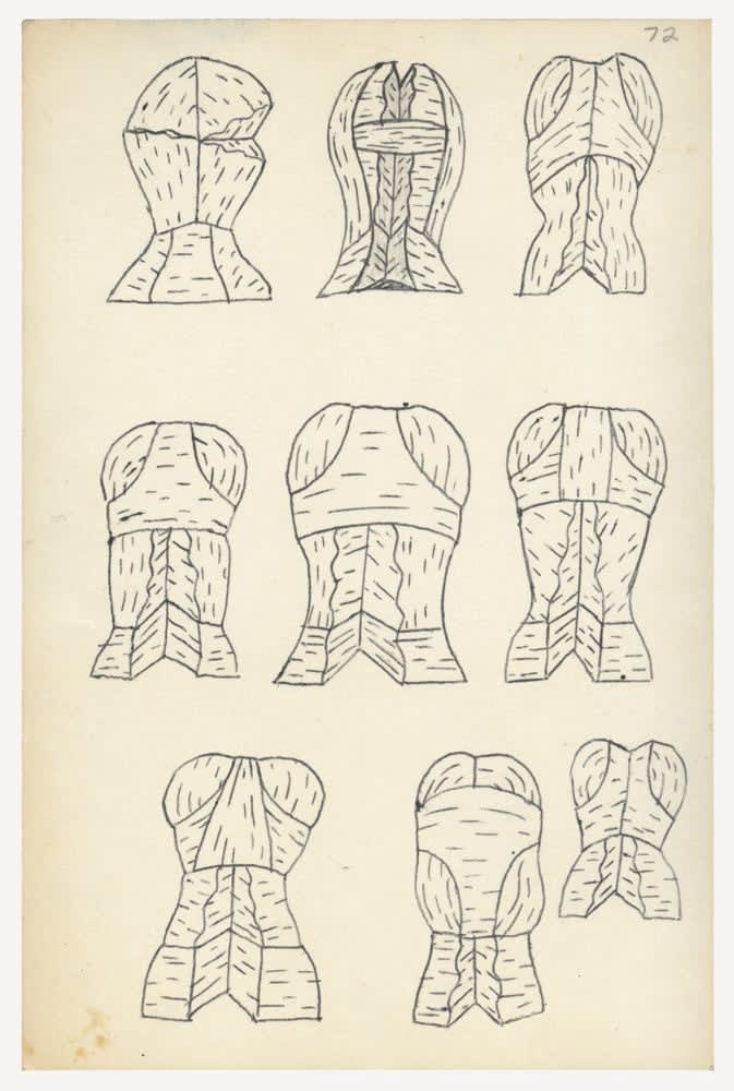 Christina Ramberg, Untitled (Corset/Urns), c. 1970-72
