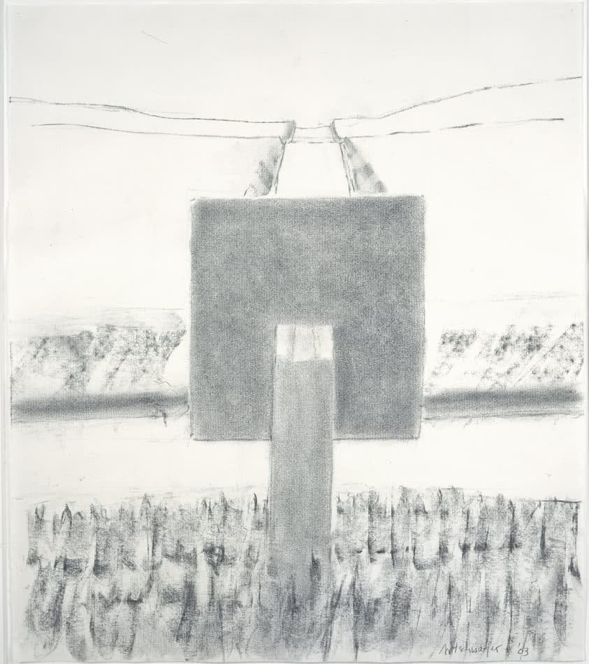 Richard Artschwager, Road with Sign, 2003