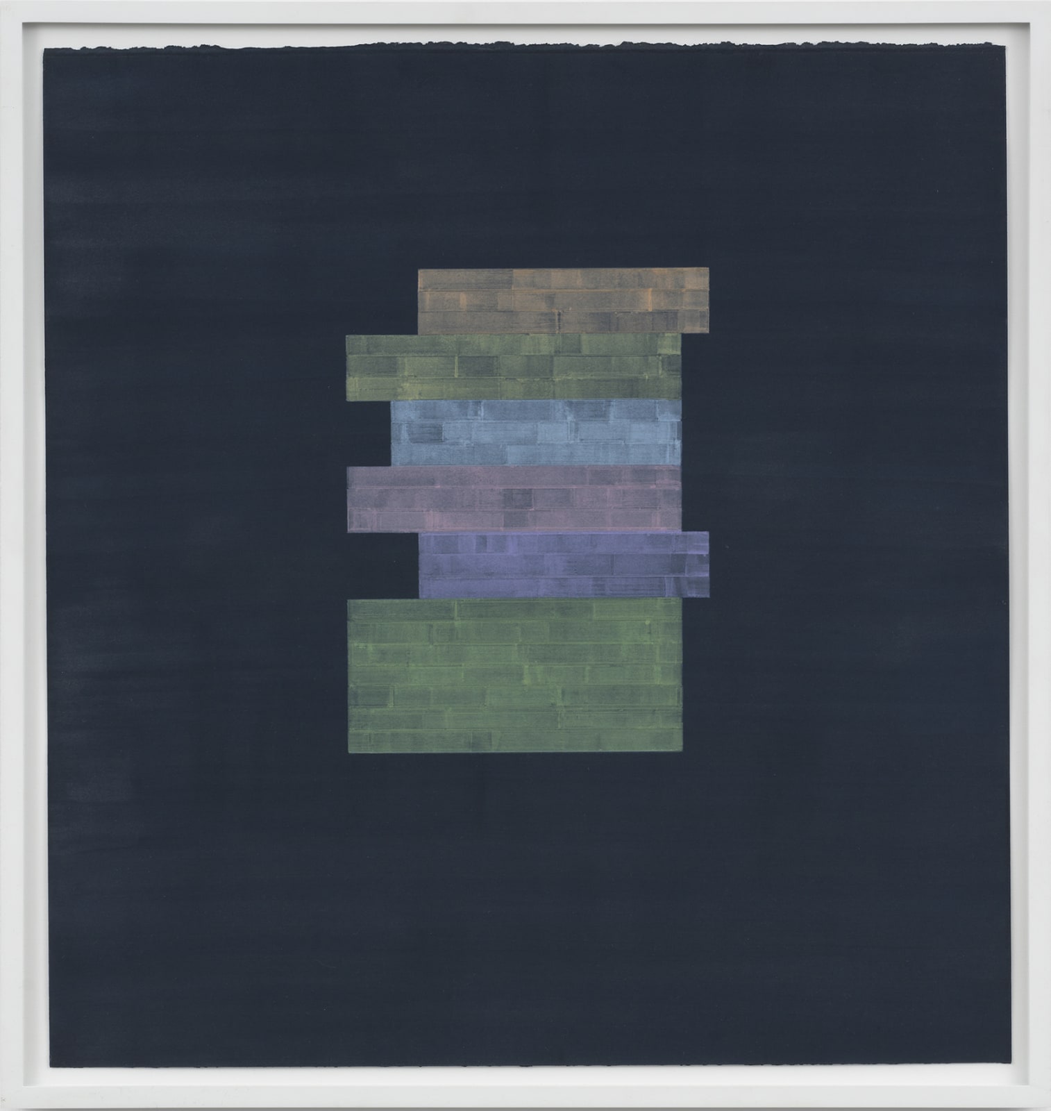 Julia Fish, Study for Threshold — Plan, excerpt/s : sleepwalker [ spectrum stack, west to east when west is green ], 2017