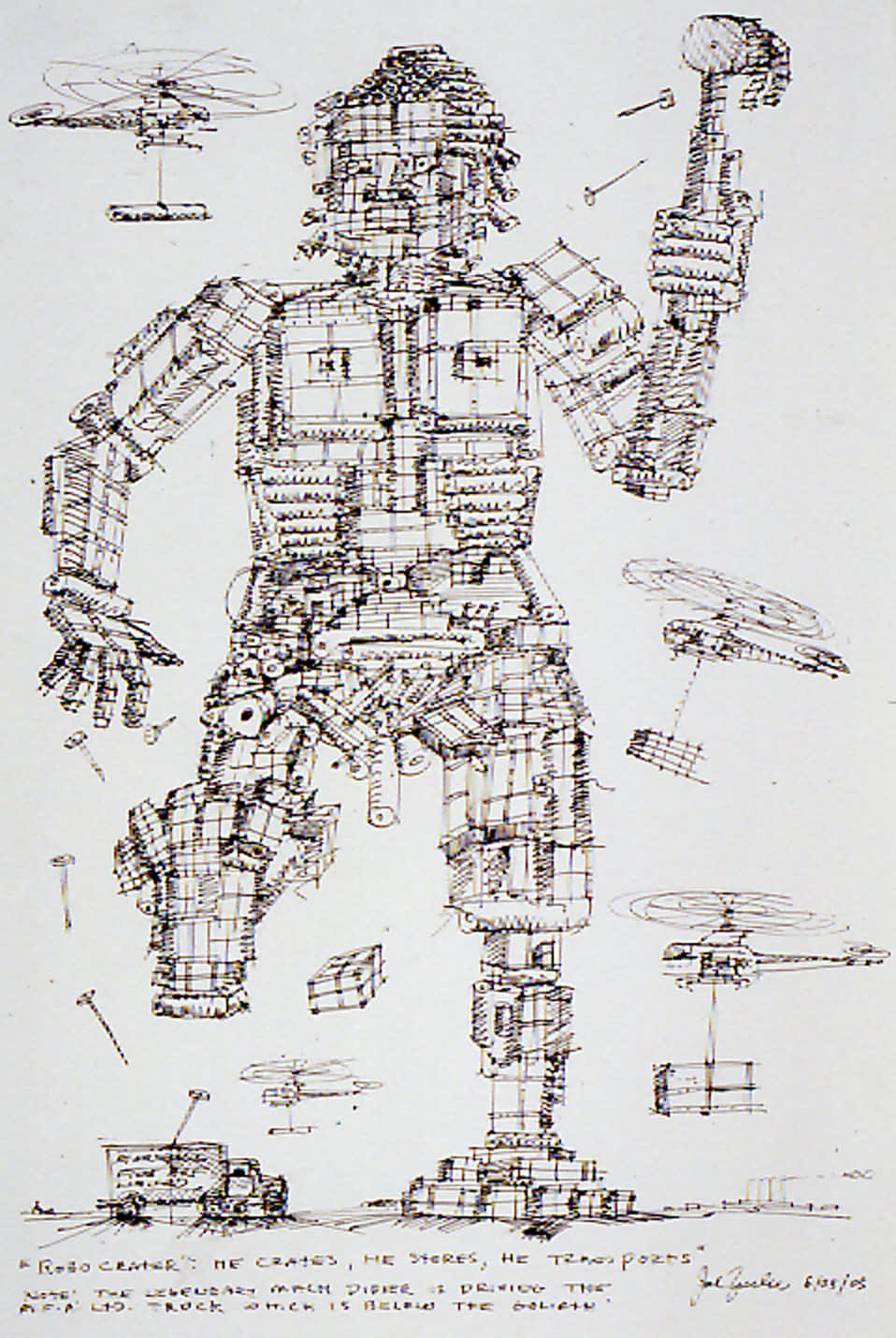 Joe Zucker, Robo Crater, 2003