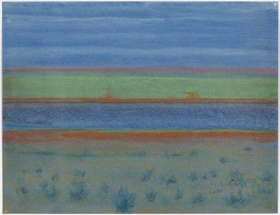 Richard Artschwager, Landscape with Bushes, 2012