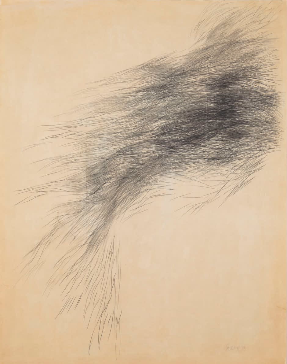 Sonia Gechtoff, Large Drawing, 1956-1957