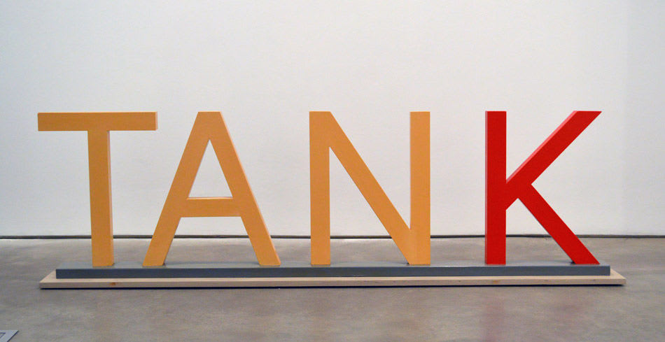 Ian Hamilton Finlay, Tank, 1991