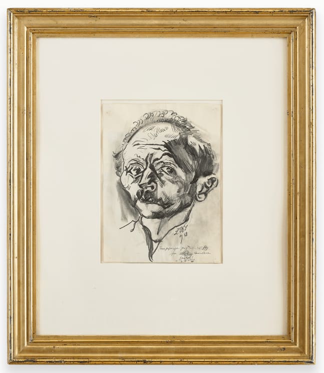Ludwig Meidner, Selbstbildnis ‘Self-‐Portrait’, 1913