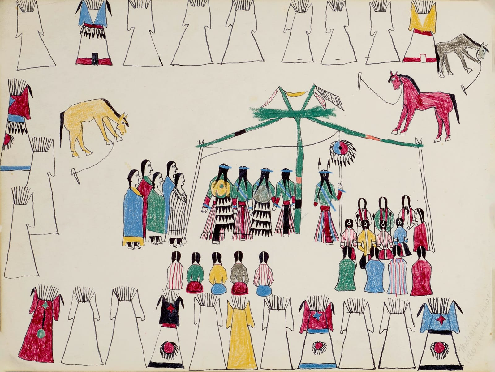 Nokkoist (Bear's Heart), Sun Dance, ca. 1876