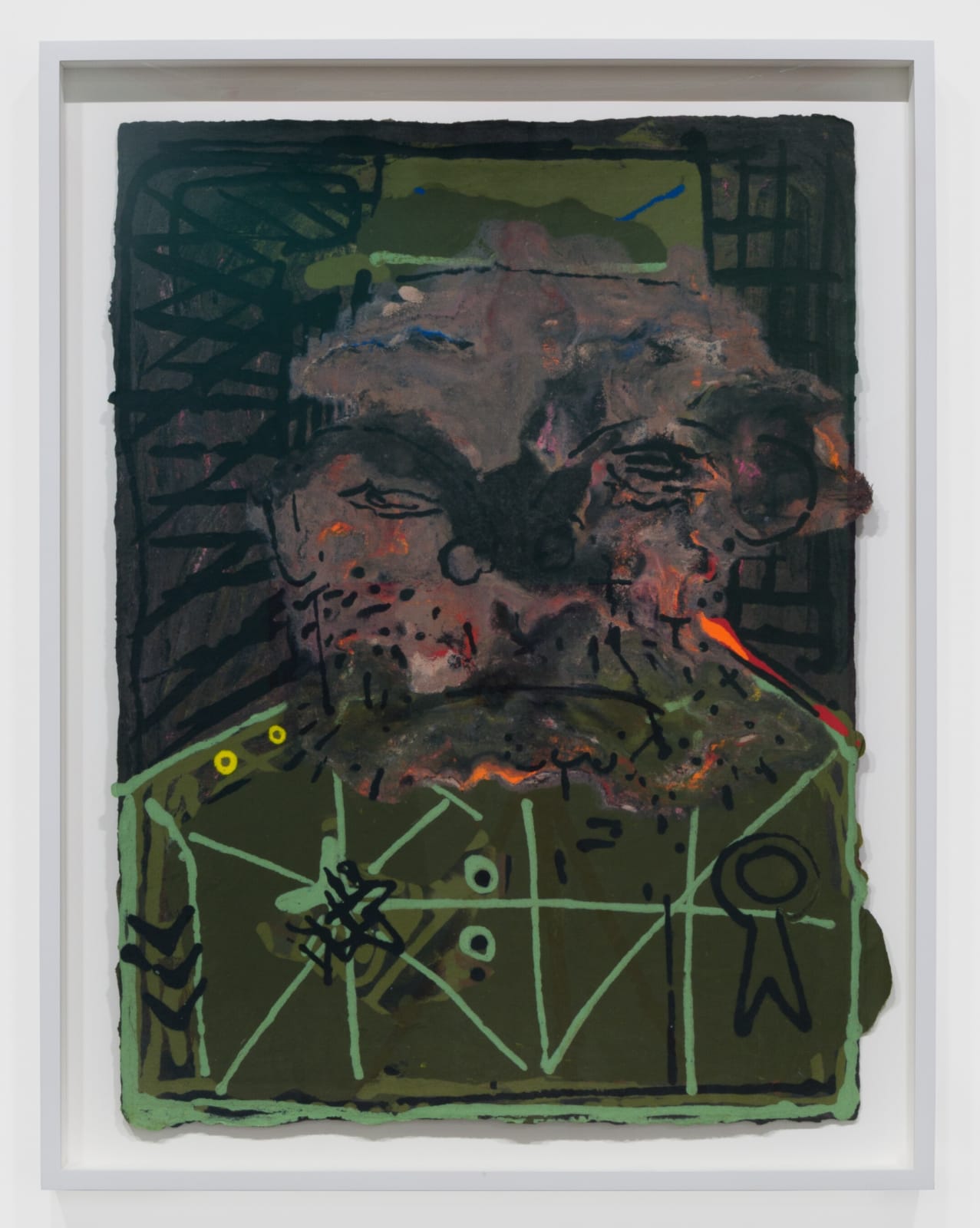 Nicole Eisenman, Military Poster, 2018