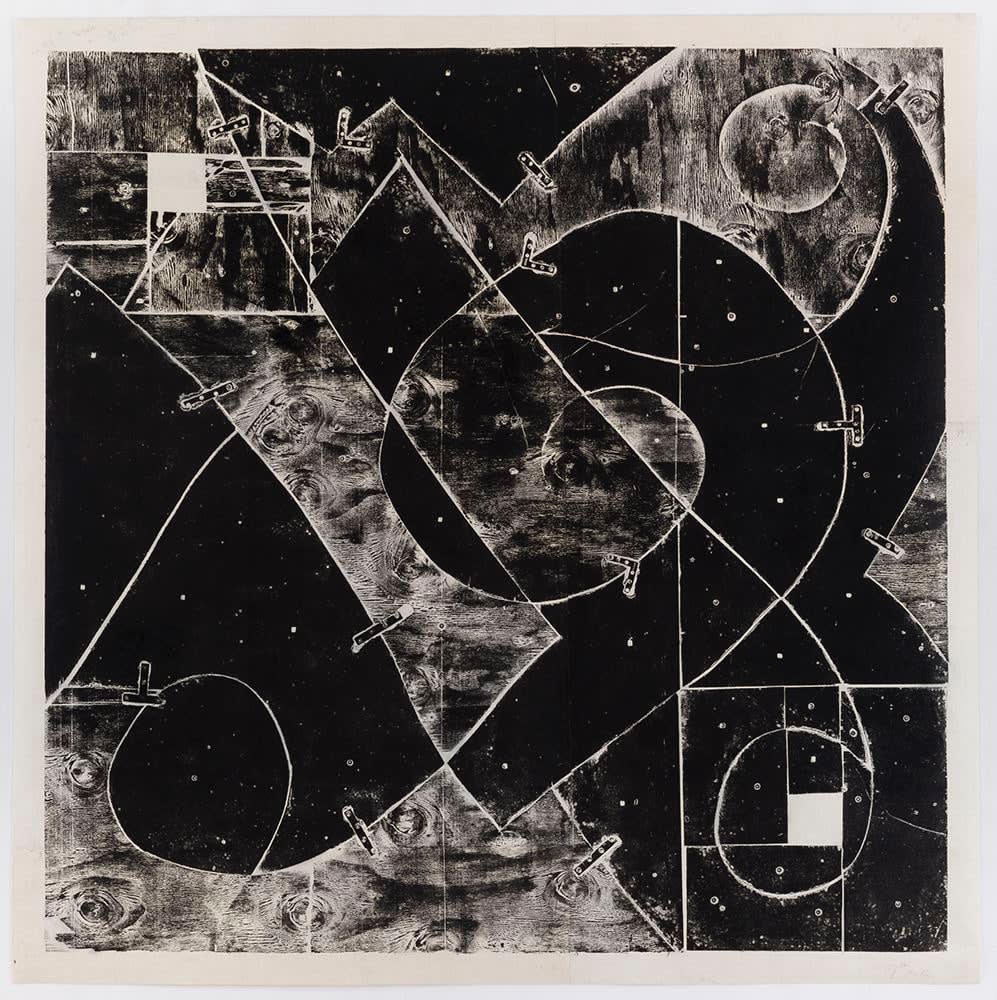 Mel Kendrick, White Squares (with Mending Plates), 1993