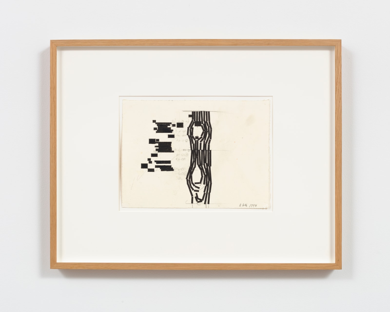 Barry Le Va, Studies For Unexecuted Sculpture, For Sculpture of Combined Thoughts, 1994