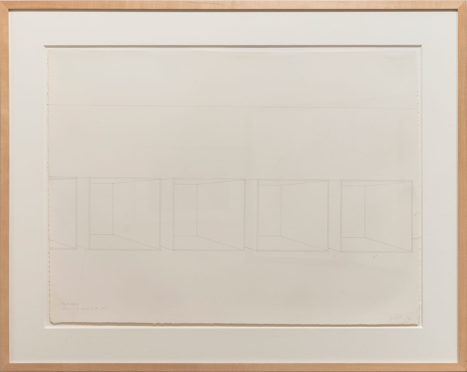 Donald Judd, Plywood Boxes, #280, 1976