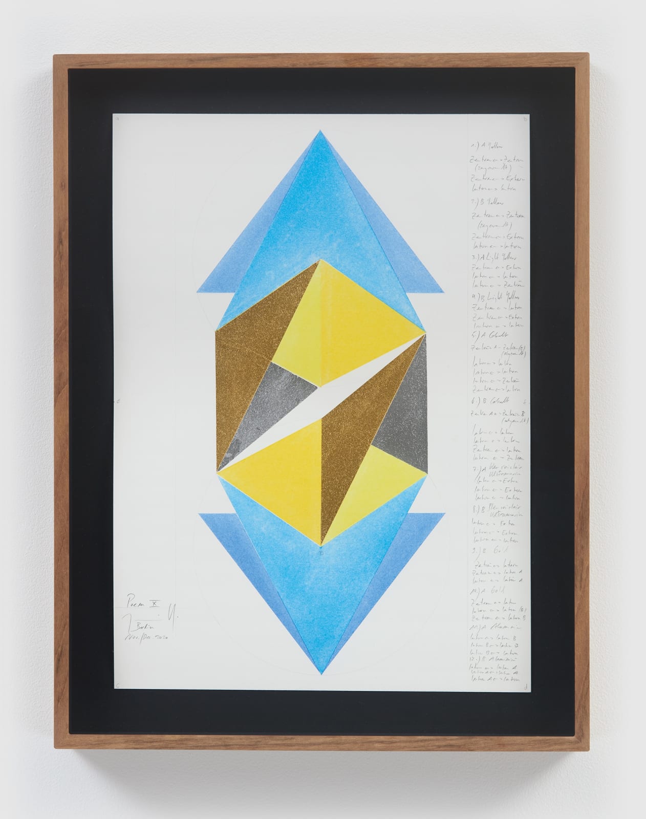 Jorinde Voigt, Poem X, 2020