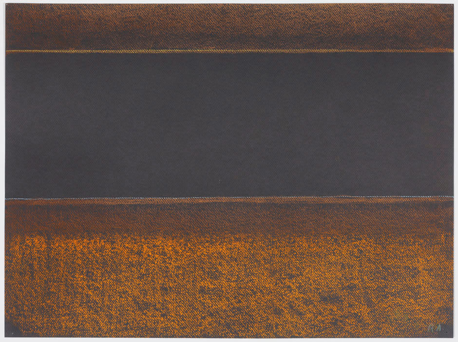 Richard Artschwager, Orange Landscape, 2010