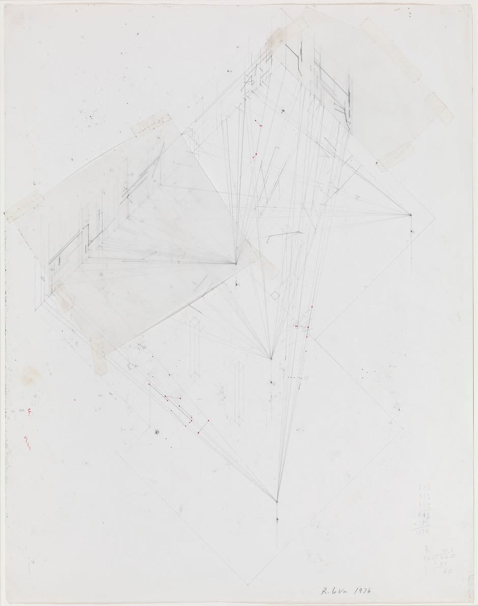 Barry Le Va, Installation for Rolf Ricke - Corrected Studies, 1976