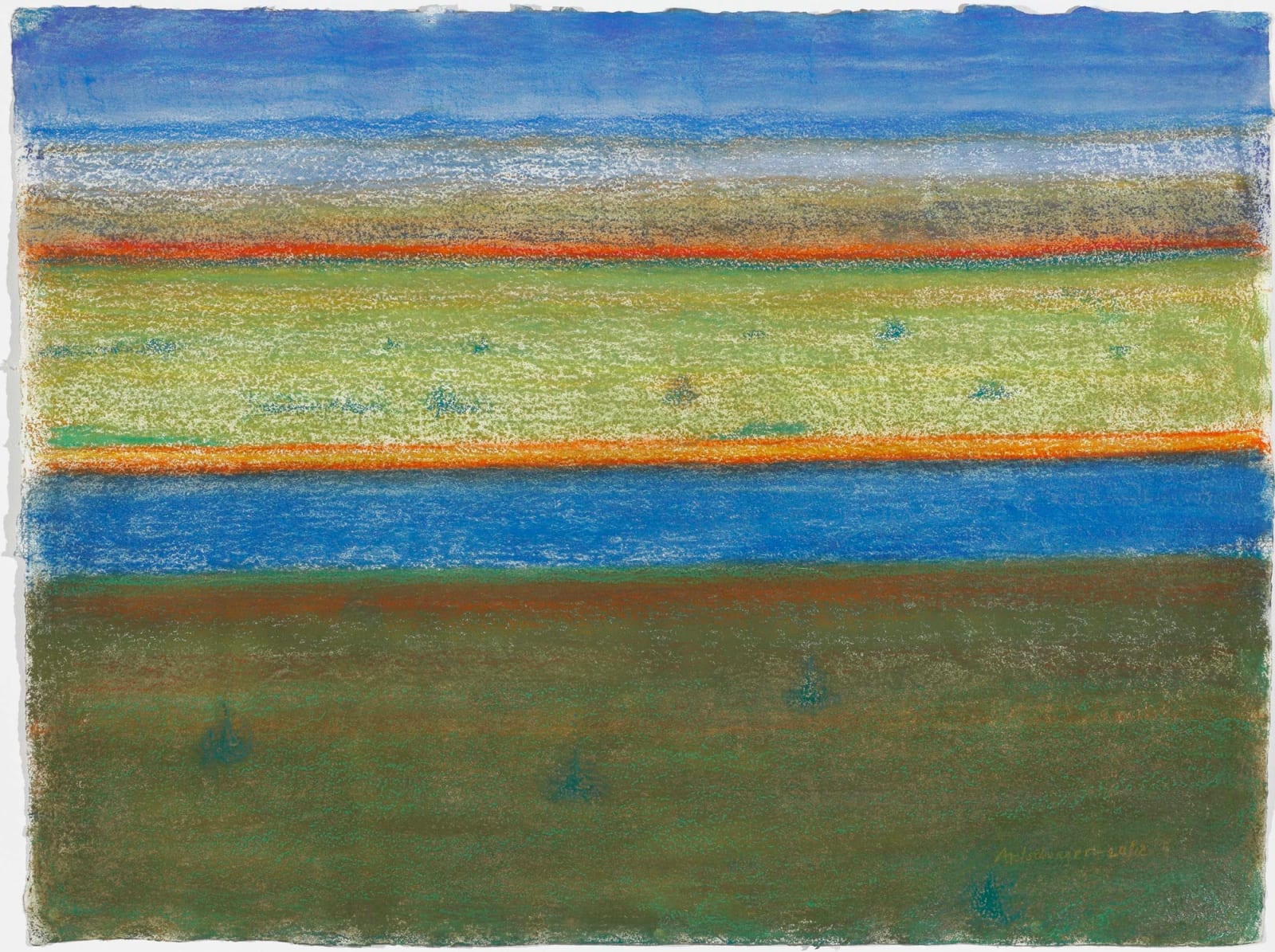 Richard Artschwager, Large Landscape with River, 2012