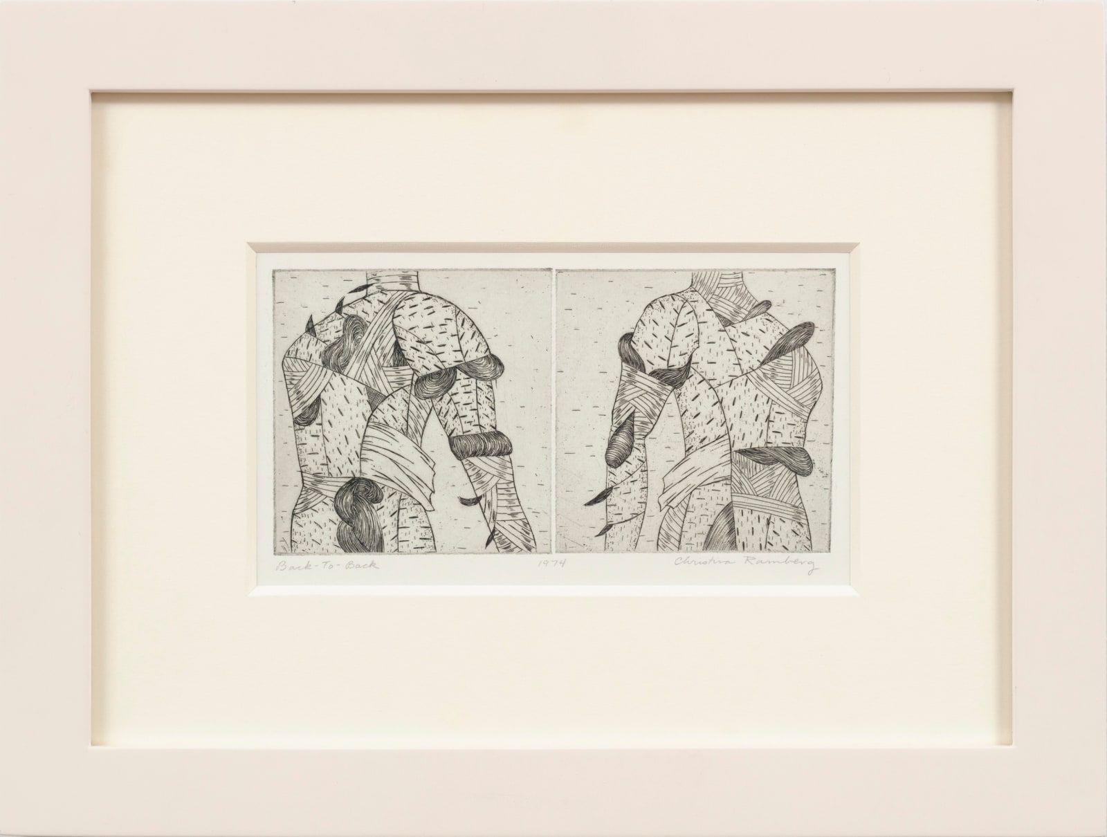 Christina Ramberg, Back to Back, 1974
