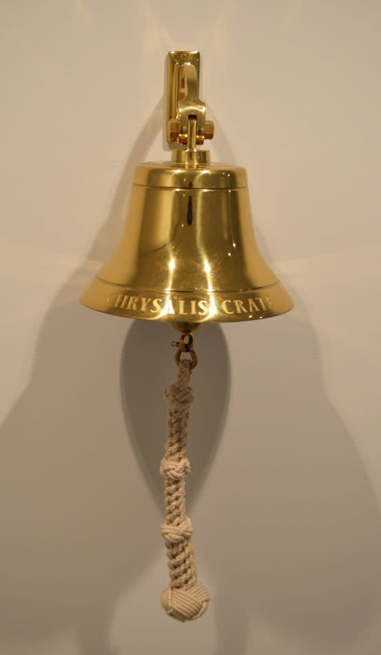 Ian Hamilton Finlay, Ship's Bells: Chrysalis - Crate, 2002