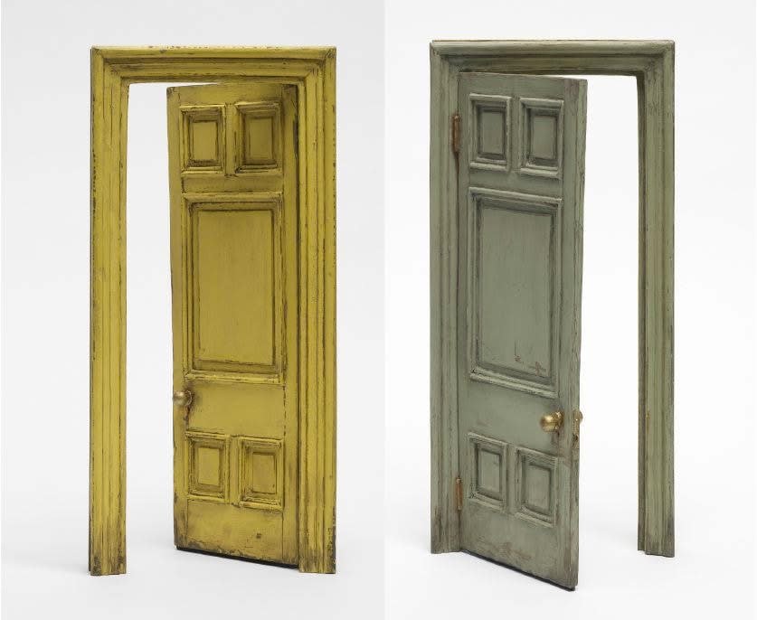 Gavin Turk, Small Door (Yellow & Green), 2013