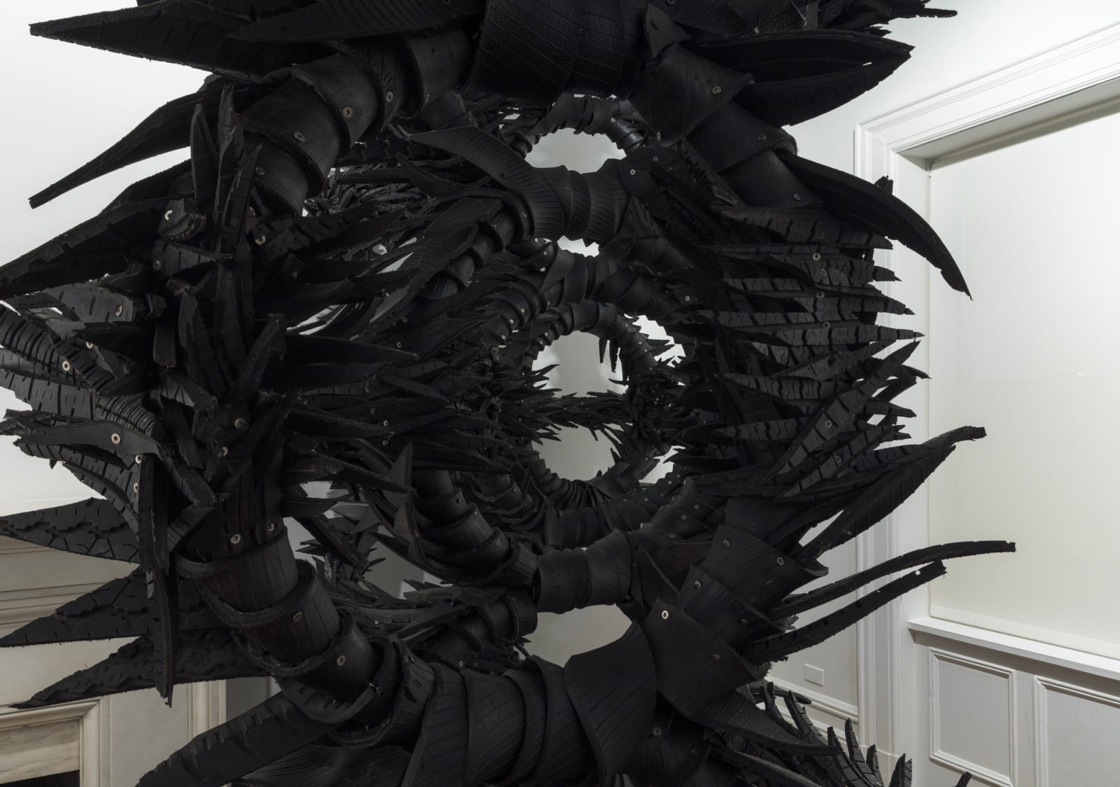 Chakaia Booker, Manipulating Fractions, 2004