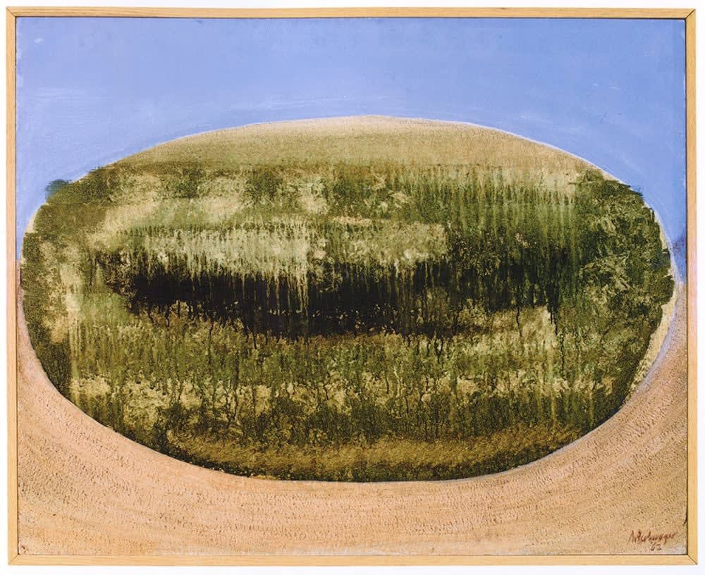 Richard Artschwager, Plowed Field and Grove, 1962