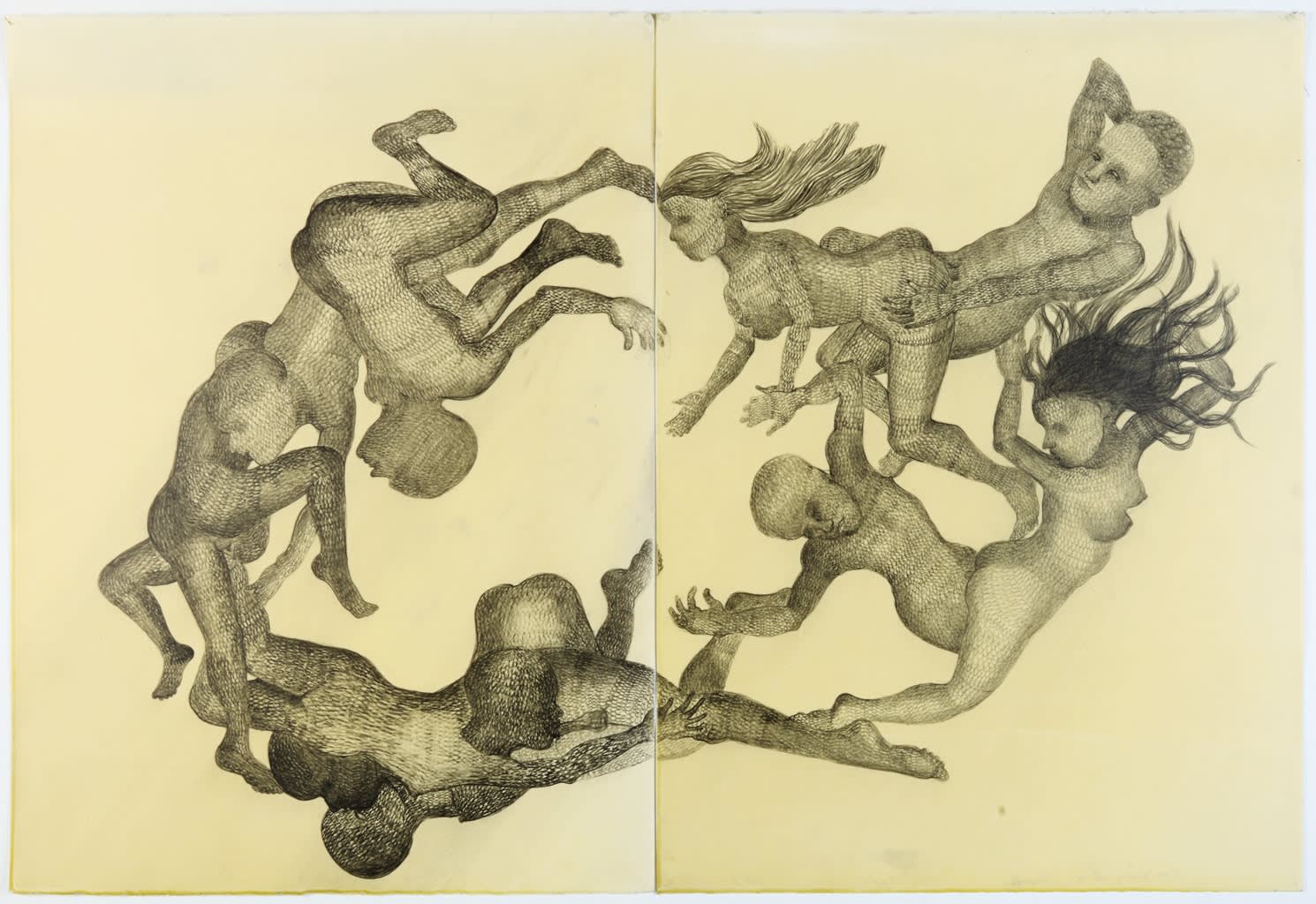 Sandra Vásquez de la Horra, Orgia reptiliana II (Reptilian orgy II), 2012