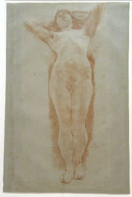 Otto Greiner, Liegender weiblicher Akt (Reclining Female Nude), 1896